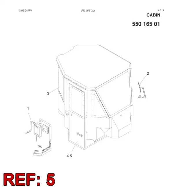 DOOR ASSEMBLY R.H.