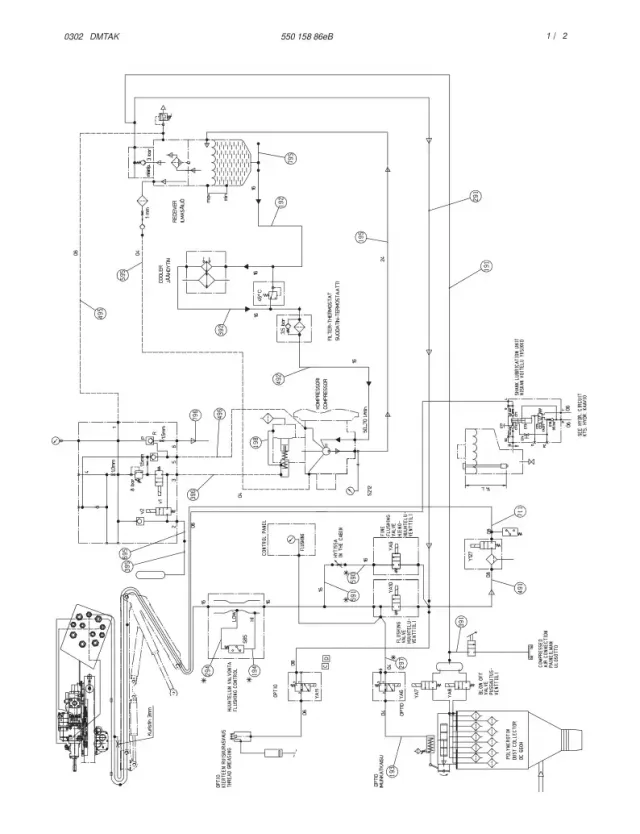 PNEUMATIC DIAGRAM,POWERPACK