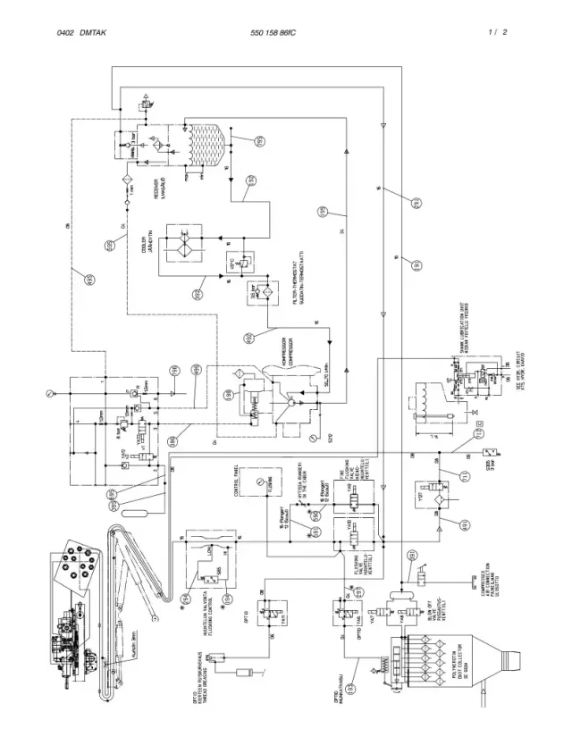 PNEUMATIC DIAGRAM,POWERPACK
