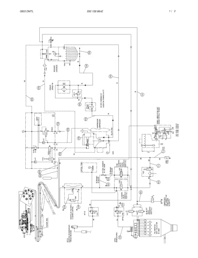 PNEUMATIC DIAGRAM,POWERPACK