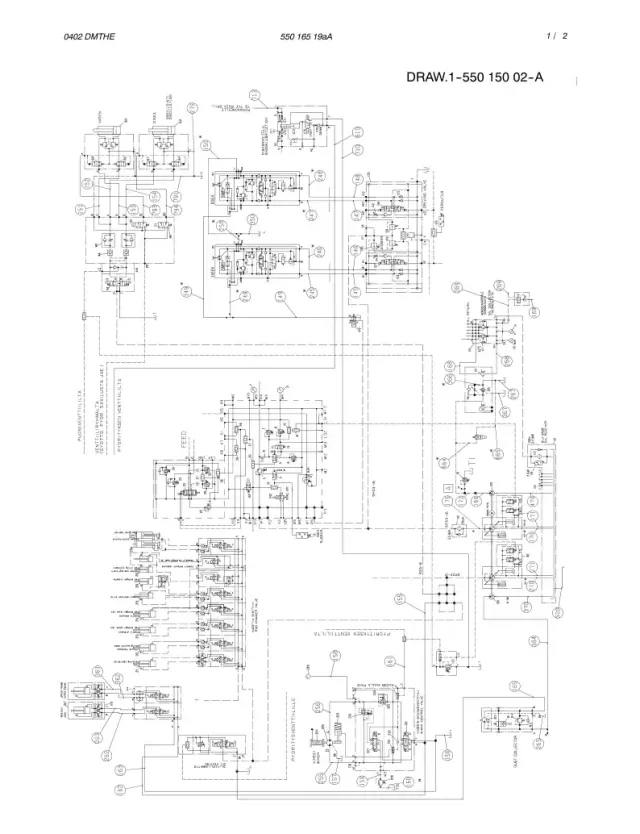 HDRAULIC DIAGRAM,CARRIER (1-5)