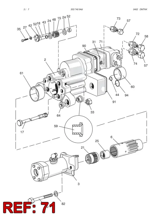 HYDR. MOTOR GRB.