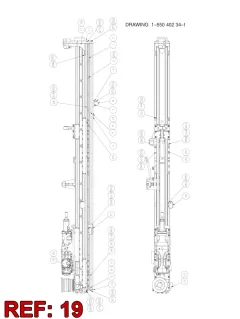 Sandvik ŞASİ, Yeraltı — teknik çizim