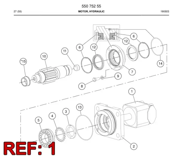 HYDRAULIC MOTOR, GEROTOR