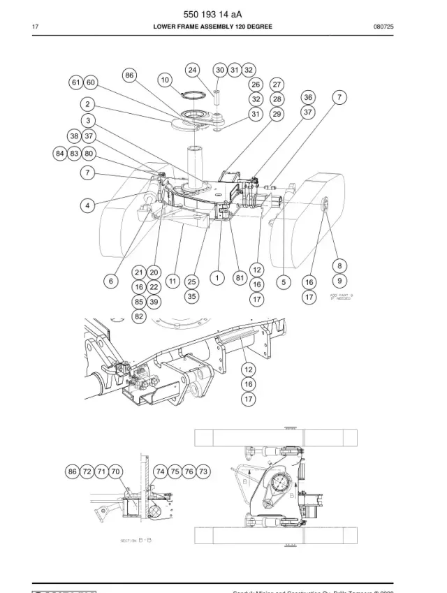 LOWER FRAME GRUBU