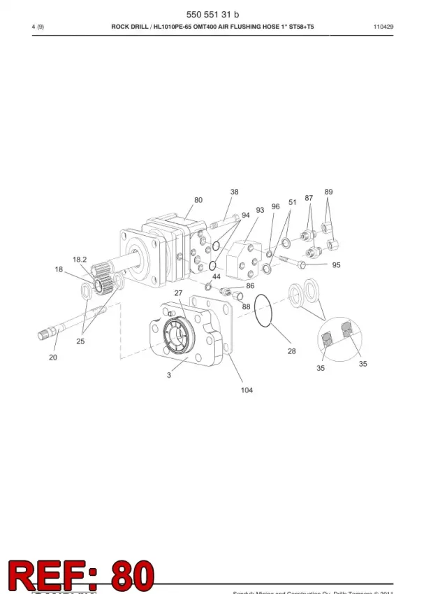 HYDRAULIC MOTOR ASSEMBLY