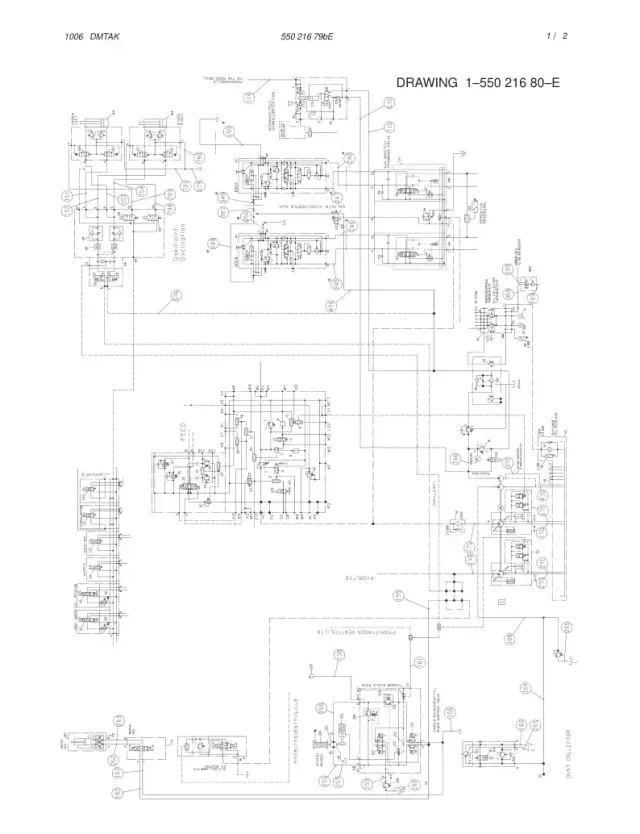 HDRAULIC DIAGRAM, CARRIER (1-RAULIC DIAGRAM, CARRIER)