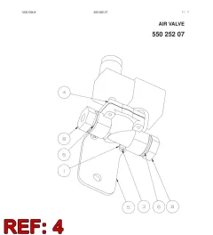 Sandvik SOLENOID VALF, Yerüstü — teknik çizim