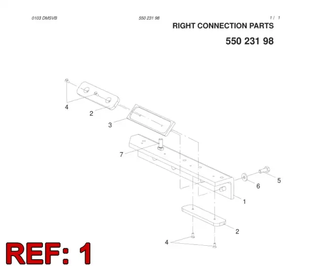 SLIDE FRAME R.H.