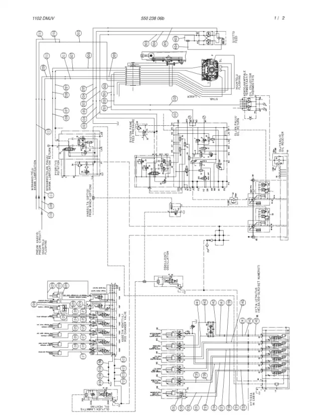 HYDRAULIC DIAGRAM,BOOM