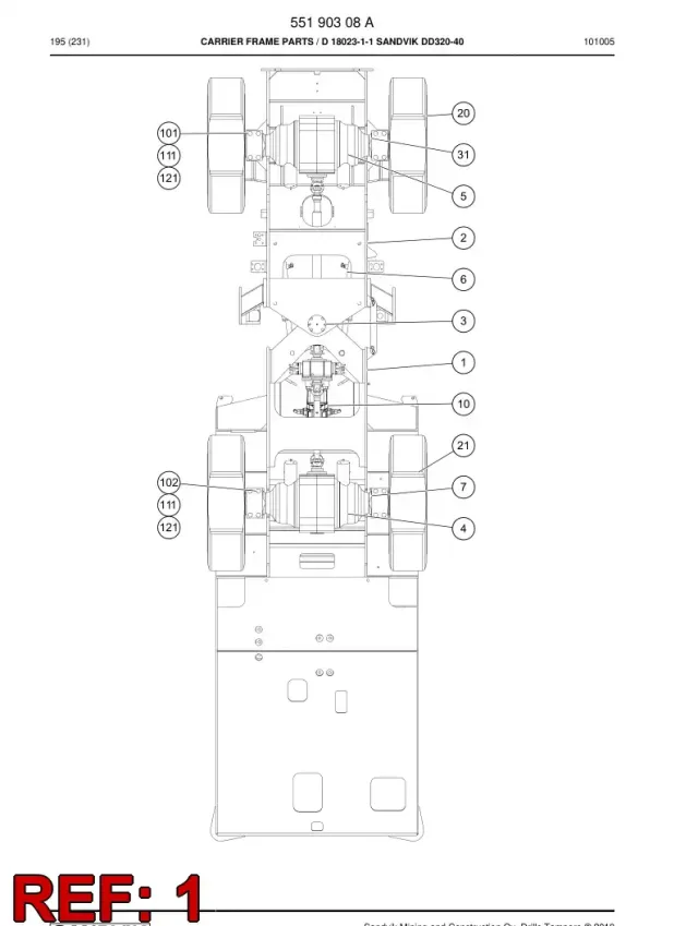 CARRIER (REAR)