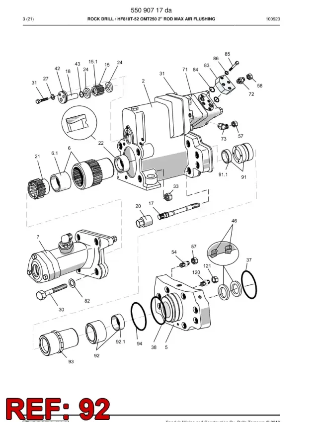 PISTÓN, STABILIZER
