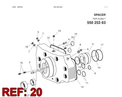 Sandvik HÜLSE — technische Zeichnung
