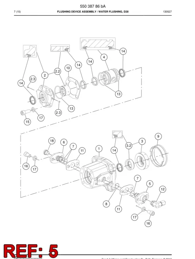 HYDRAULIC BBLOQUEO CONJUNTO