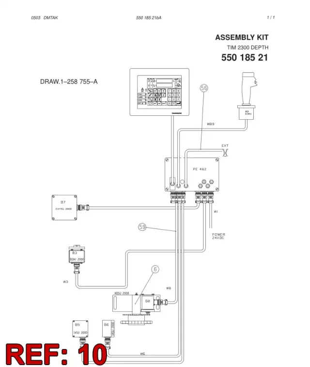 DEPTH INDICATOR ASSEMBLY