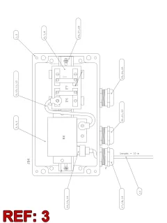 Sandvik RELÉ — diagrama técnico