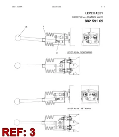 Sandvik ROD END KİT FOR SP08 CROSS LEVER, Yerüstü — teknik çizim