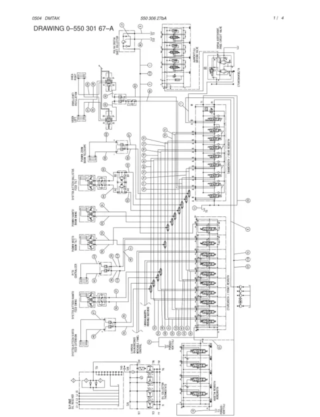 BOOM HYDRAULIC CIRCUIT DIAGRAM