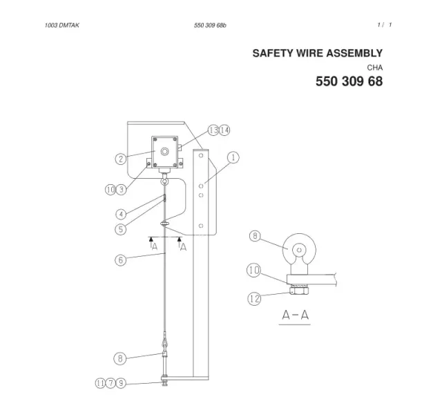 SAFETY WIRE ASSEMBLY