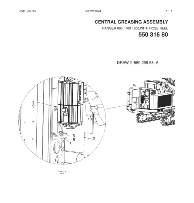 CENTRAL GREASING ASSEMBLY