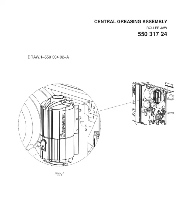 CENTRAL GREASING ASSEMBLY