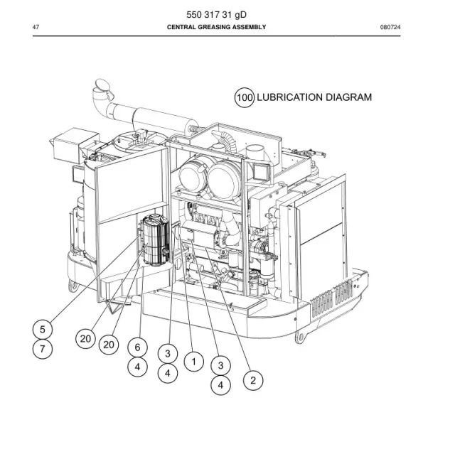 CENTRAL GREASING ASSEMBLY