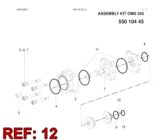 Sandvik SPRING WASHER, Underground — technical diagram