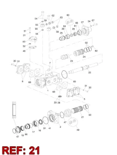 Sandvik FRONT SİLİNDİR, Yerüstü — teknik çizim