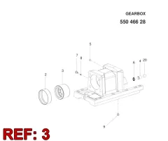 Sandvik RULMAN BURCU, Yeraltı — teknik çizim