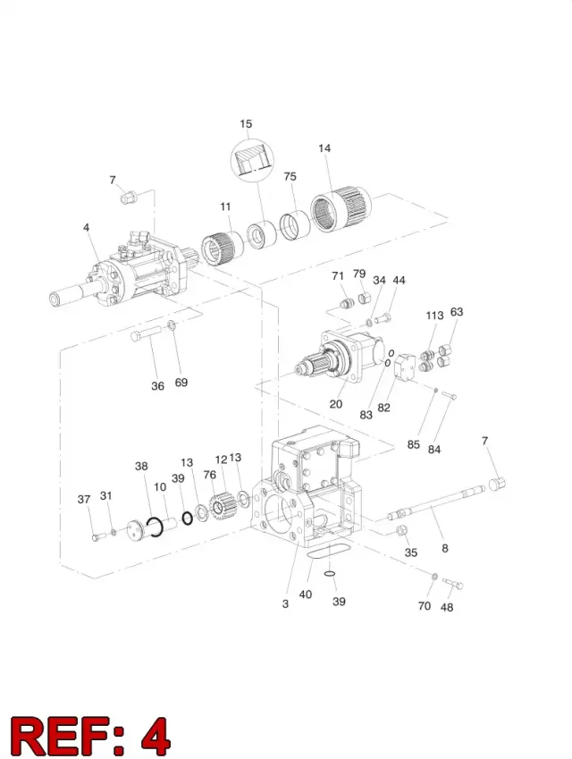 FLUSHING DEVICE HL1560T/D65