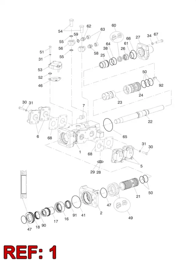 BODY CYLINDER ASSEMBLY