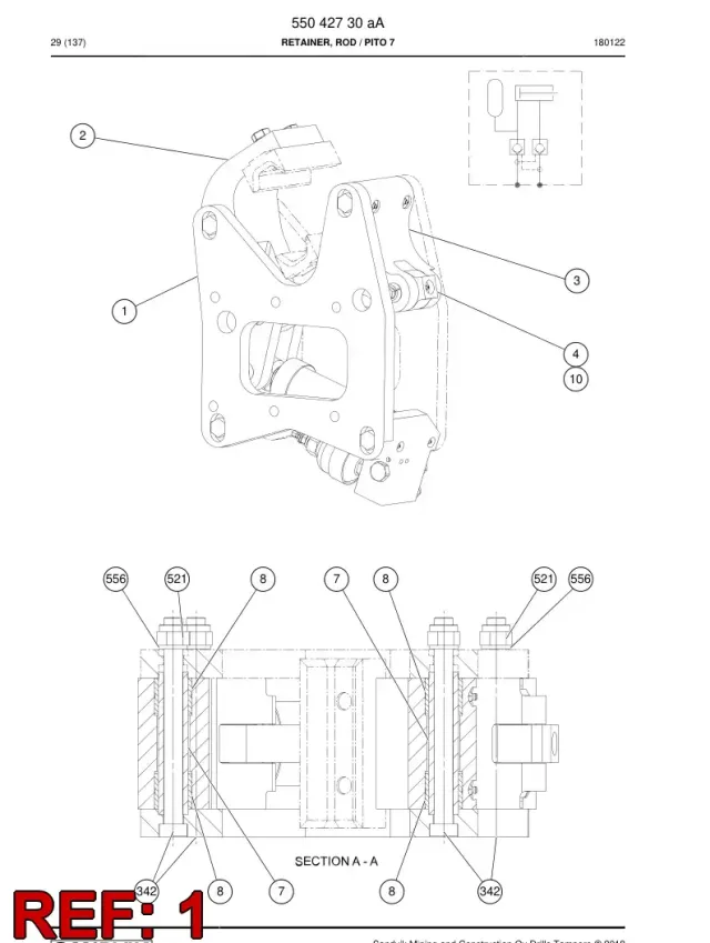 PLATE, FRONT