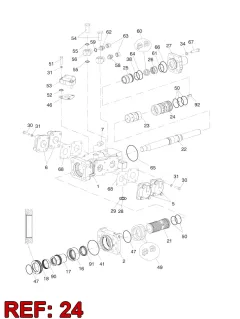 Sandvik REAR CILINDRO — diagrama técnico