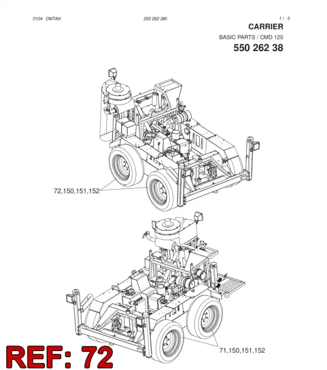 WHEEL ASSEMBLY R.H.