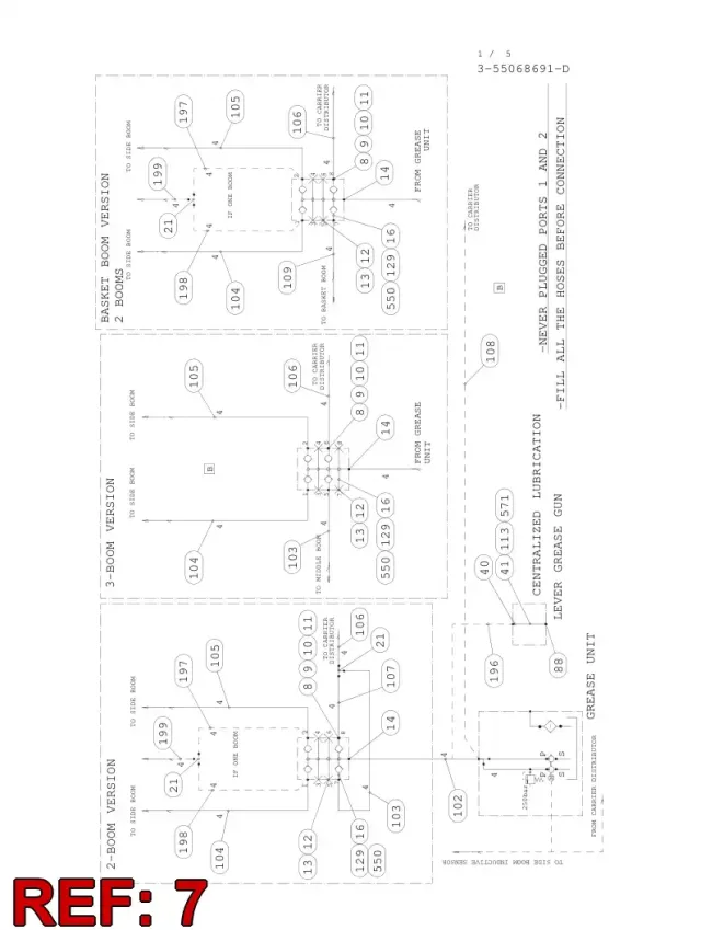 LUBRICATION FITTING BLOCK