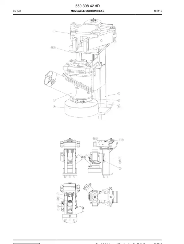 SUCTION HEAD, MOVEABLE