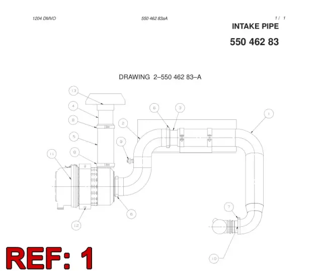 INTAKE PIPE