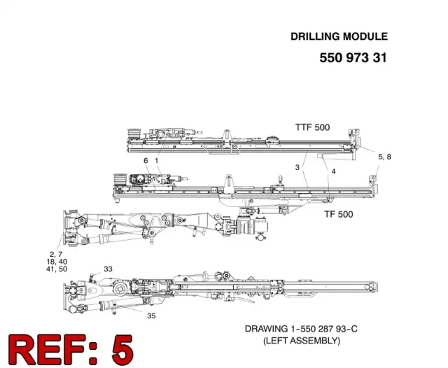 TRR1 L.H. AFTER MOUNTING KIT