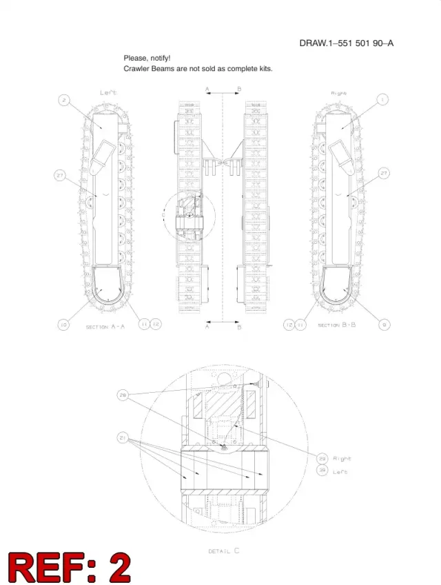TRACK FRAME L.H.