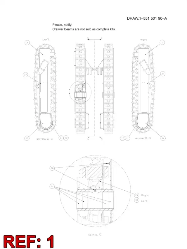 TRACK FRAME R.H.