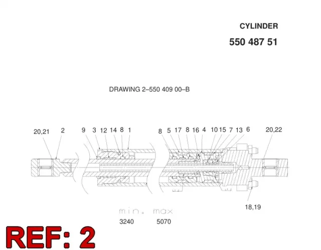 PISTON ROD R/B 55193033 RB