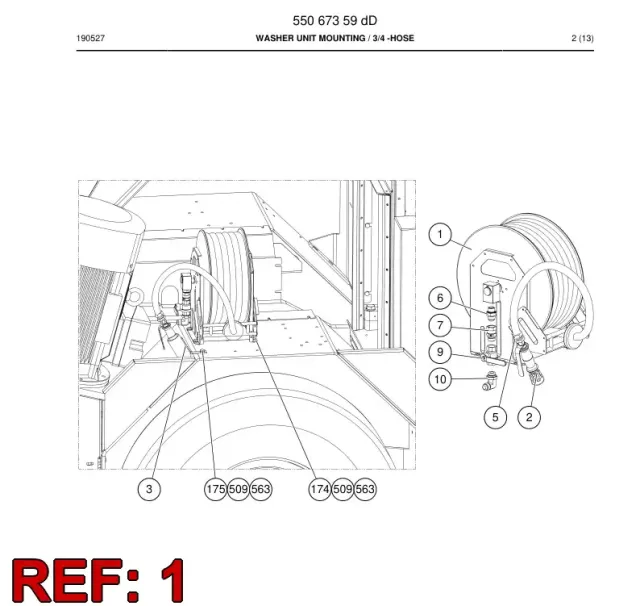 REEL, HOSE
