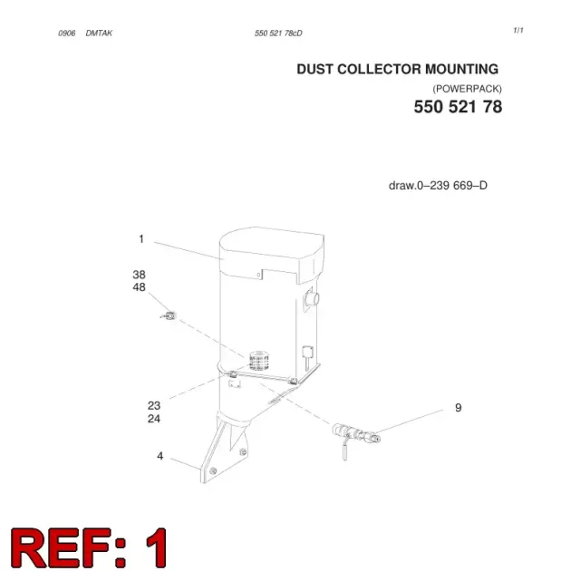 DUST COLLECTOR DC 800 H