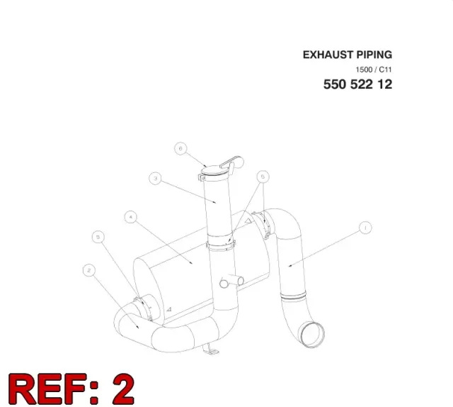 EXHAUST TUBO ELBOW
