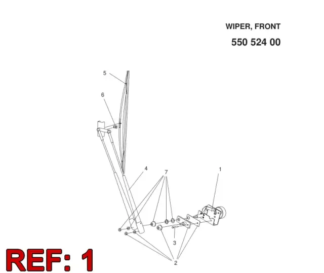 WIPER MOTOR RRB