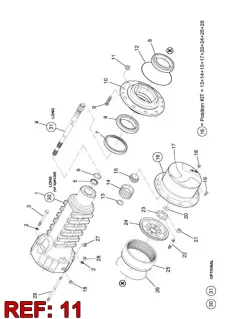 Sandvik WHEEL NUT, Surface — technical diagram