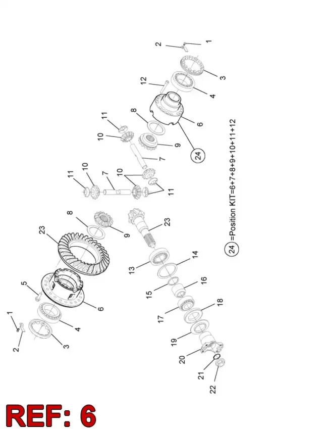 DIFFERENTIAL GRUBU (NO PINION & HALKA DİŞLİ)