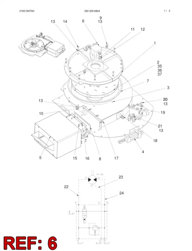 HYDRAULIC MOTOR ASSEMBLY
