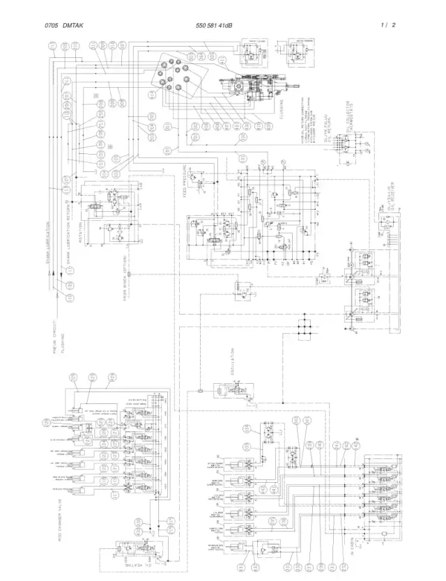 HYDRAULIC DIAGRAM,BOOM