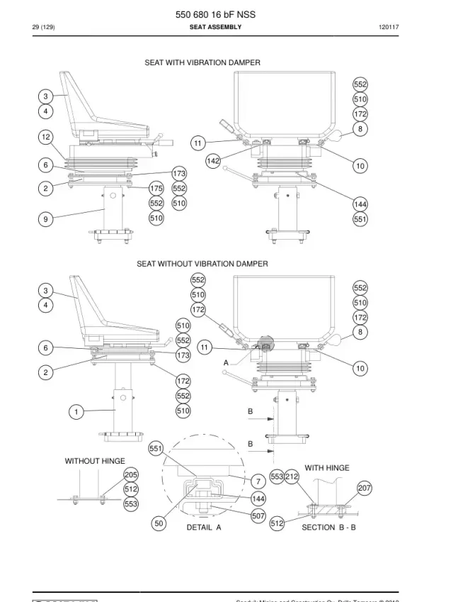 SEAT GRUBU